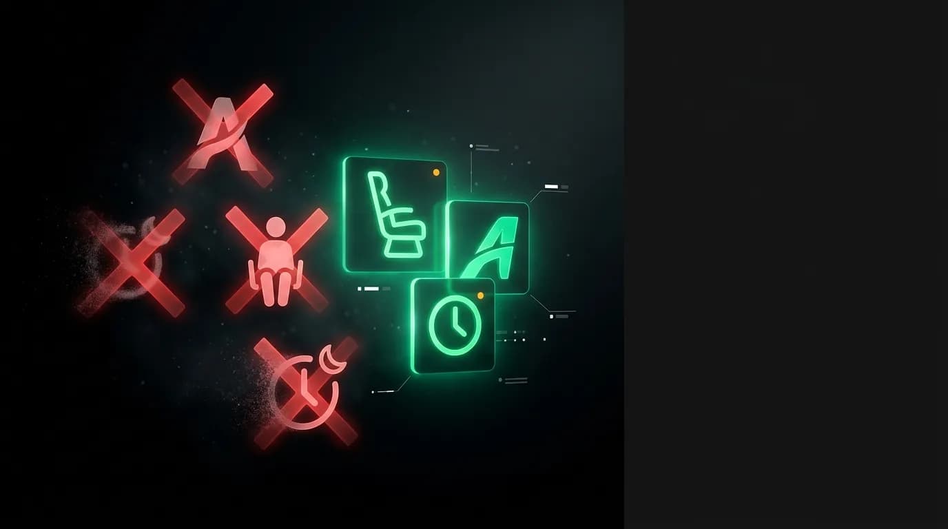 The Role of Negative Preferences in AI Travel