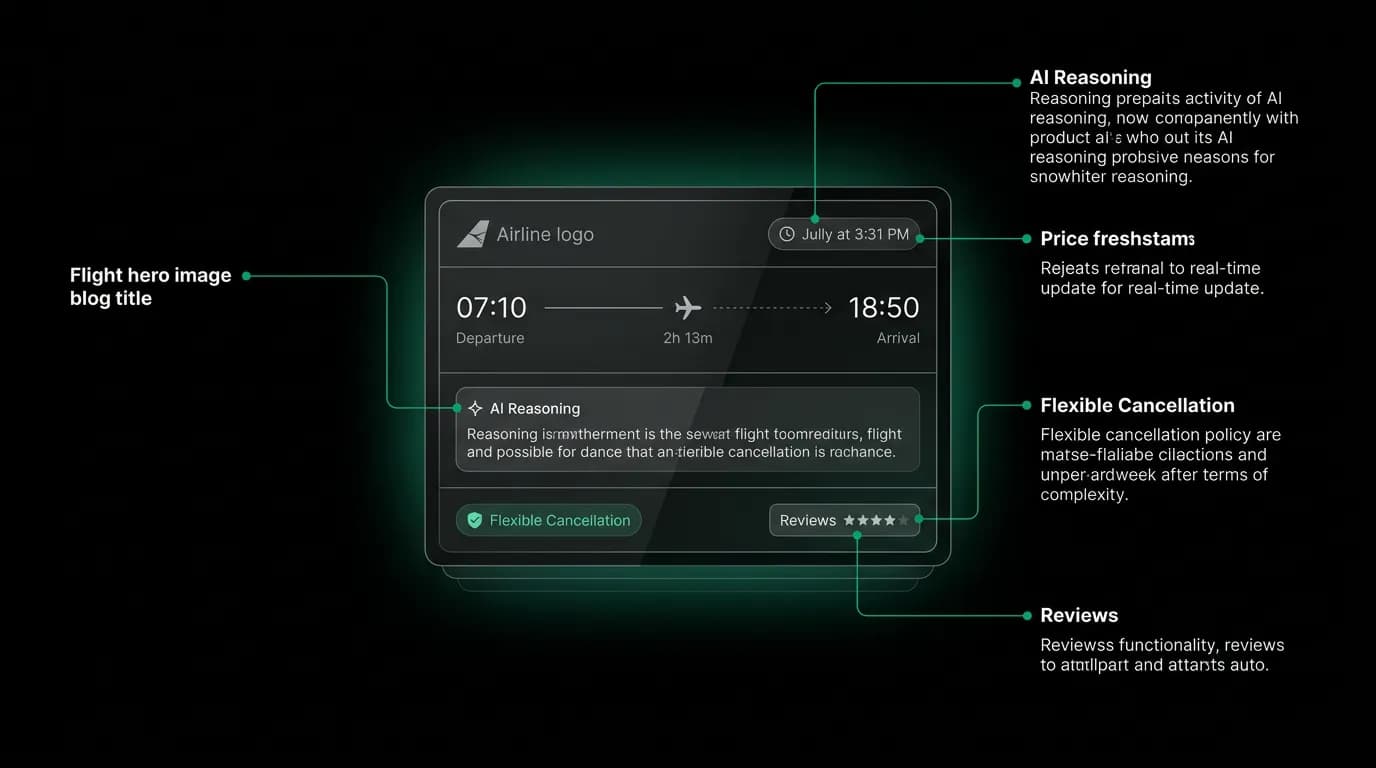 Designing Trust When AI Books Your Flights