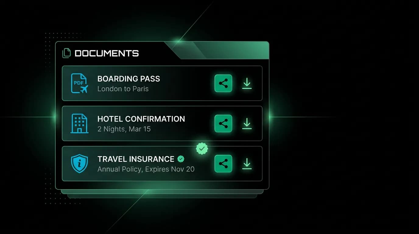 The Boarding Pass Problem: Documents in a Chat-First App