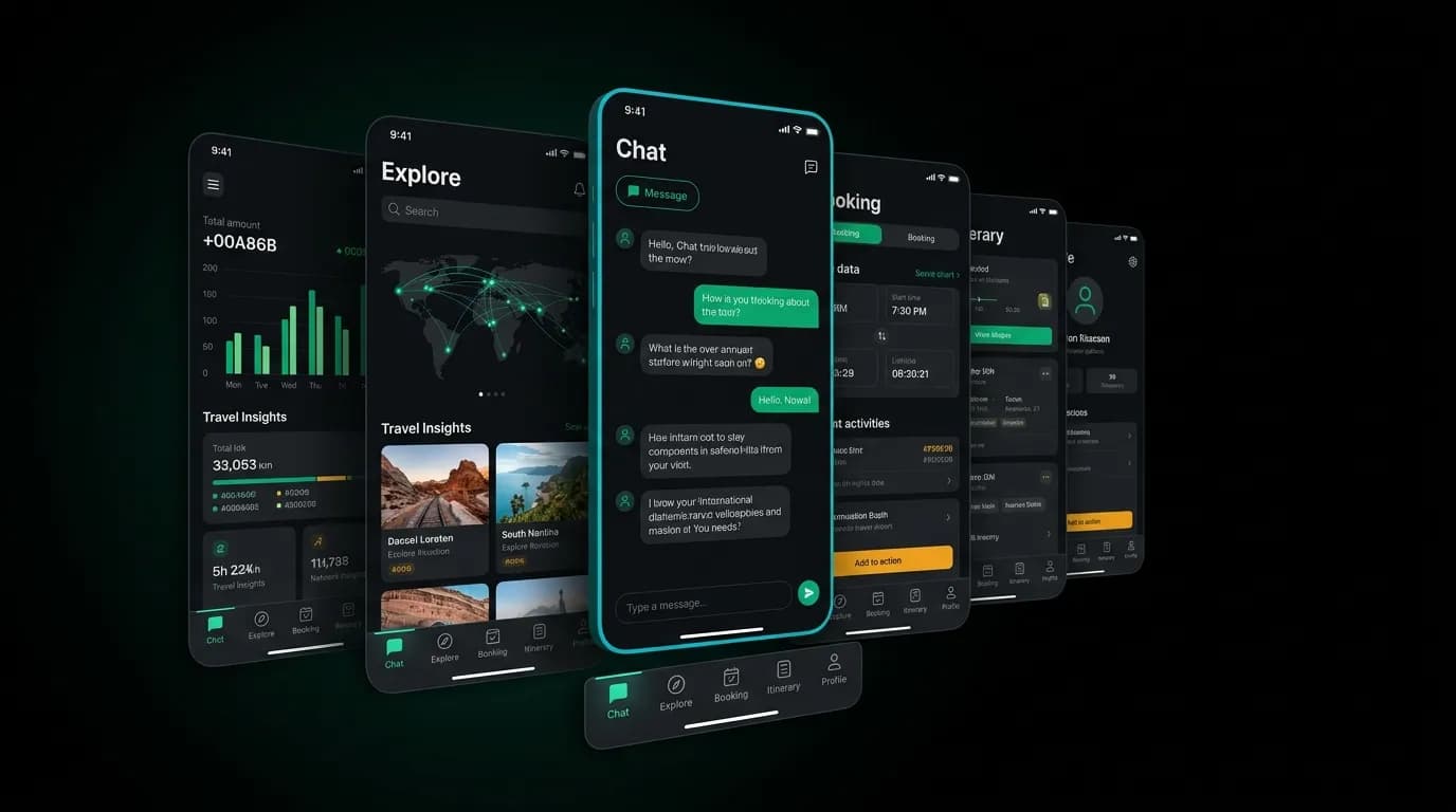 Five Tabs, One AI: Structuring a Chat-First App