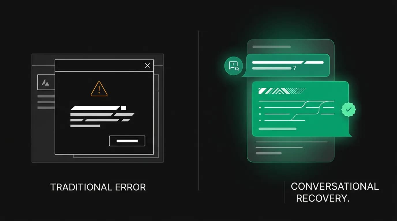 Error Handling in Conversational Systems