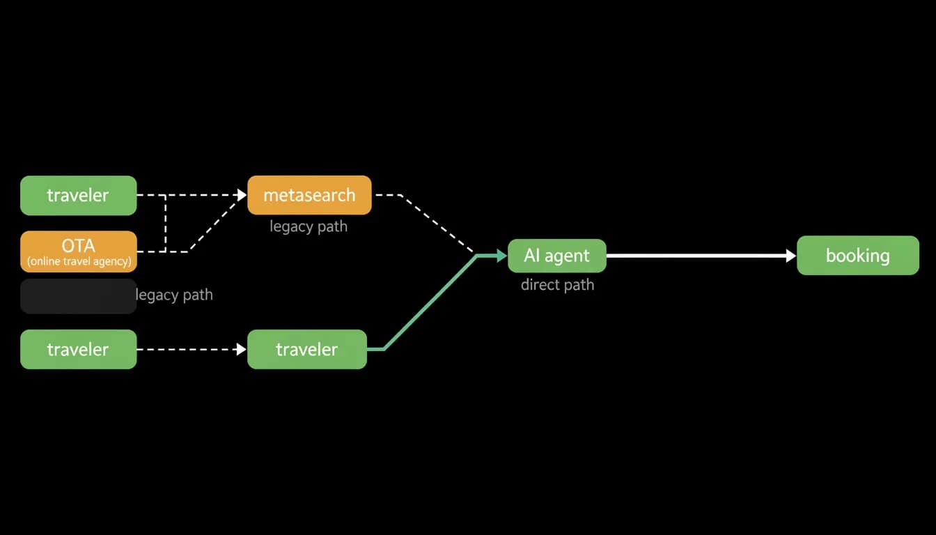 Metasearch and OTA layers removed from the booking path
