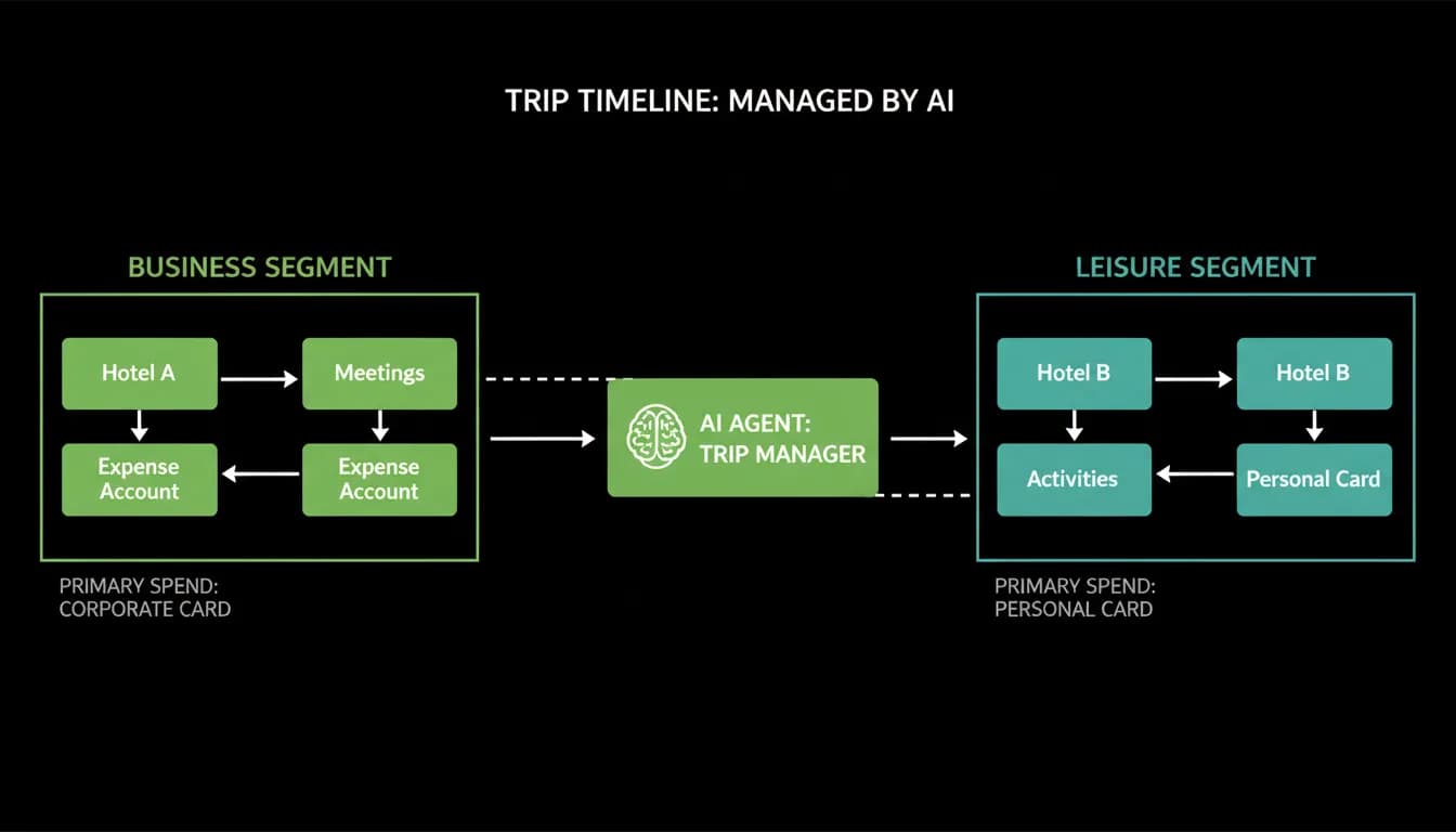 One trip crossing from business to leisure
