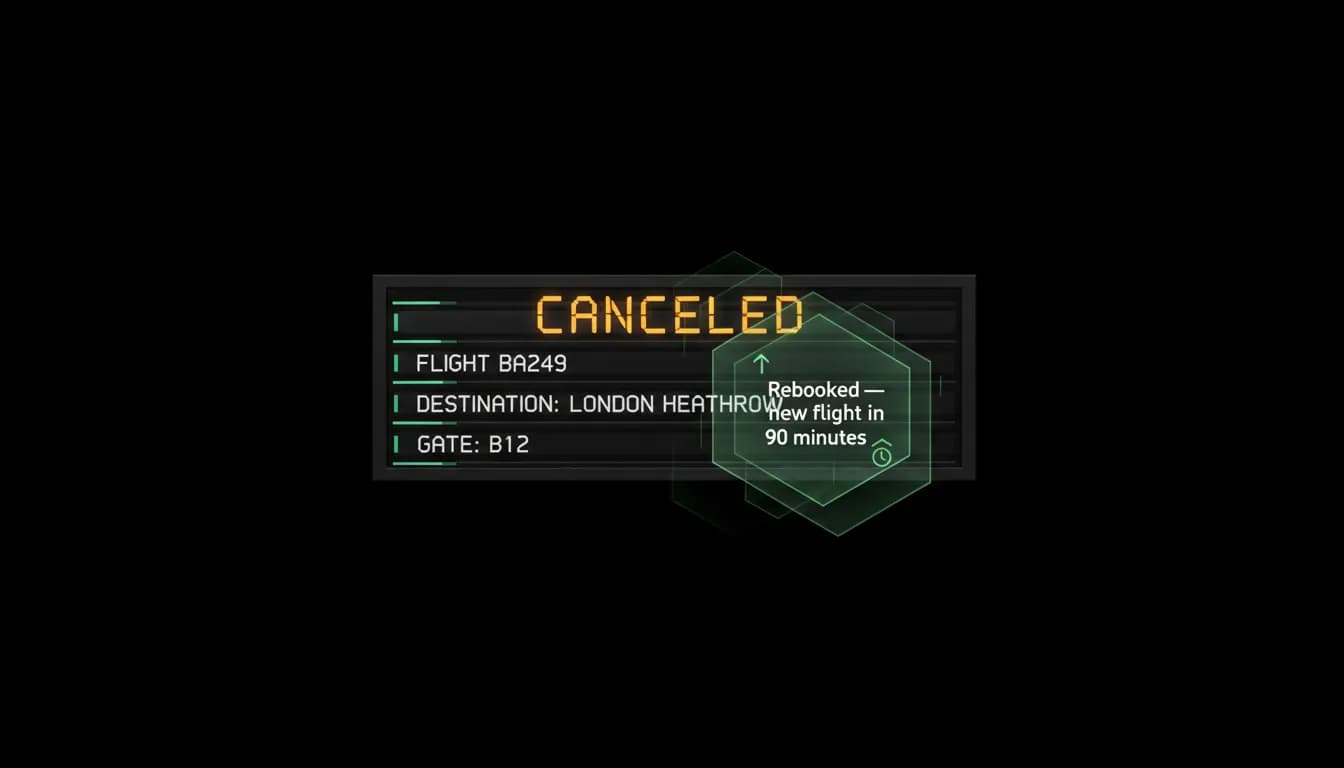 How AI Agents Handle Flight Disruptions Better Than Any App
