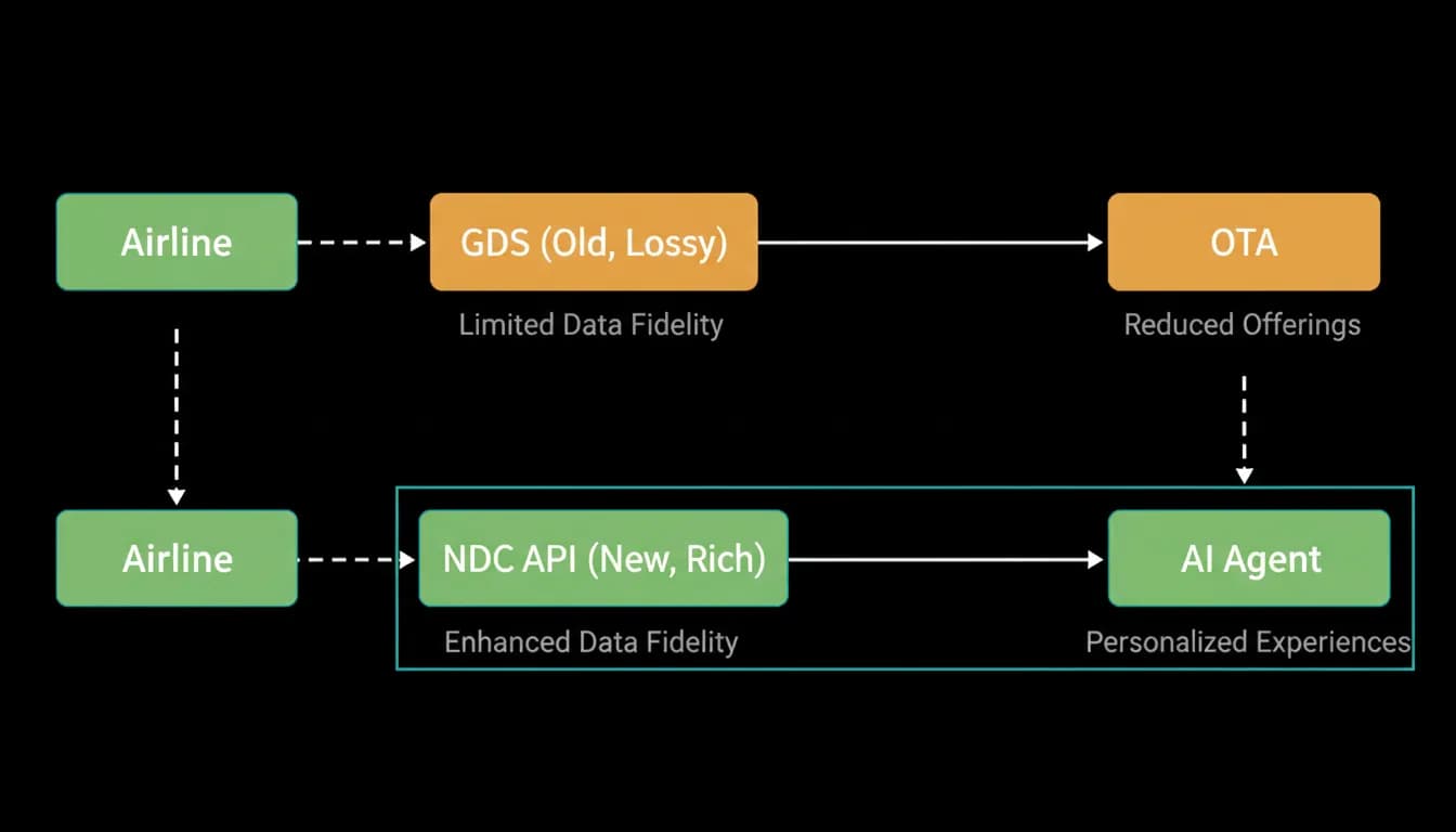 Data lost through legacy distribution against NDC