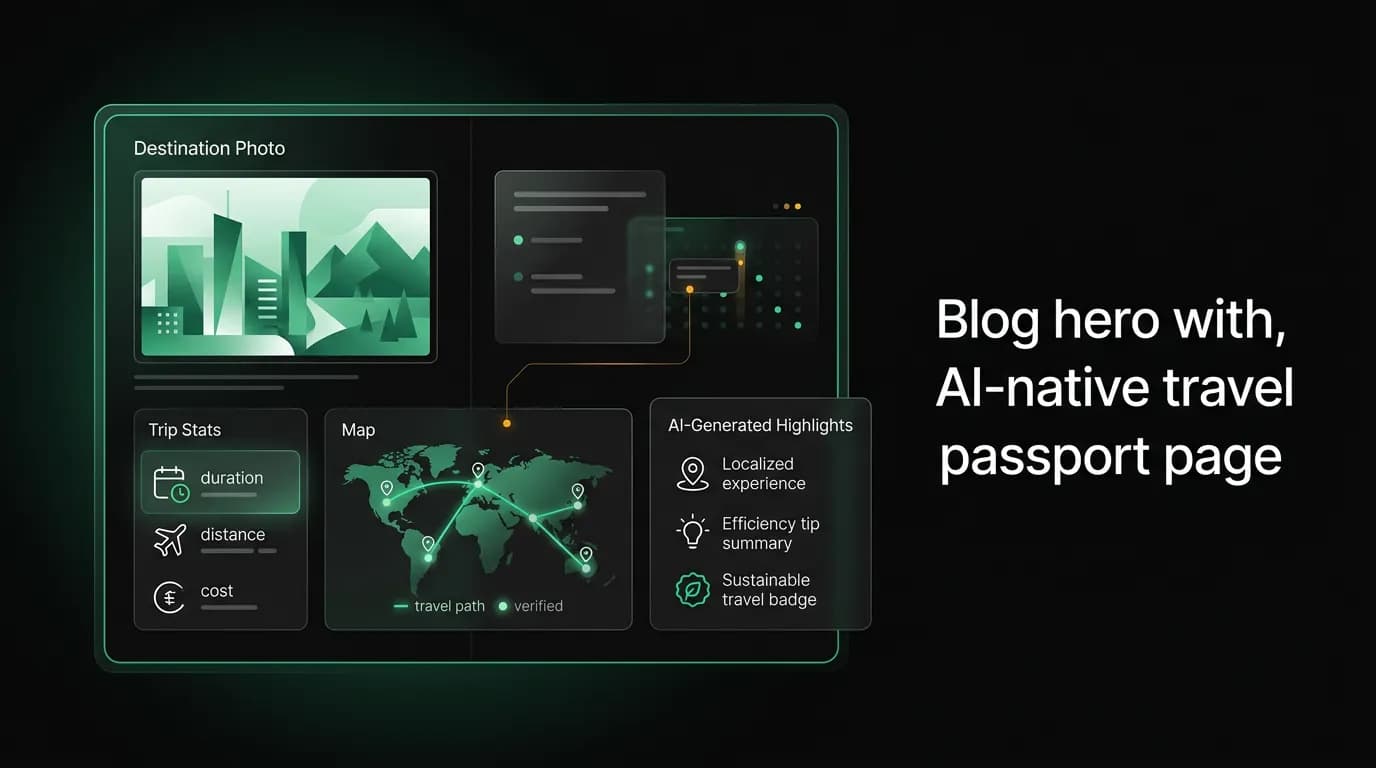 The Passport Tab: Designing an AI-Powered Travel Journal