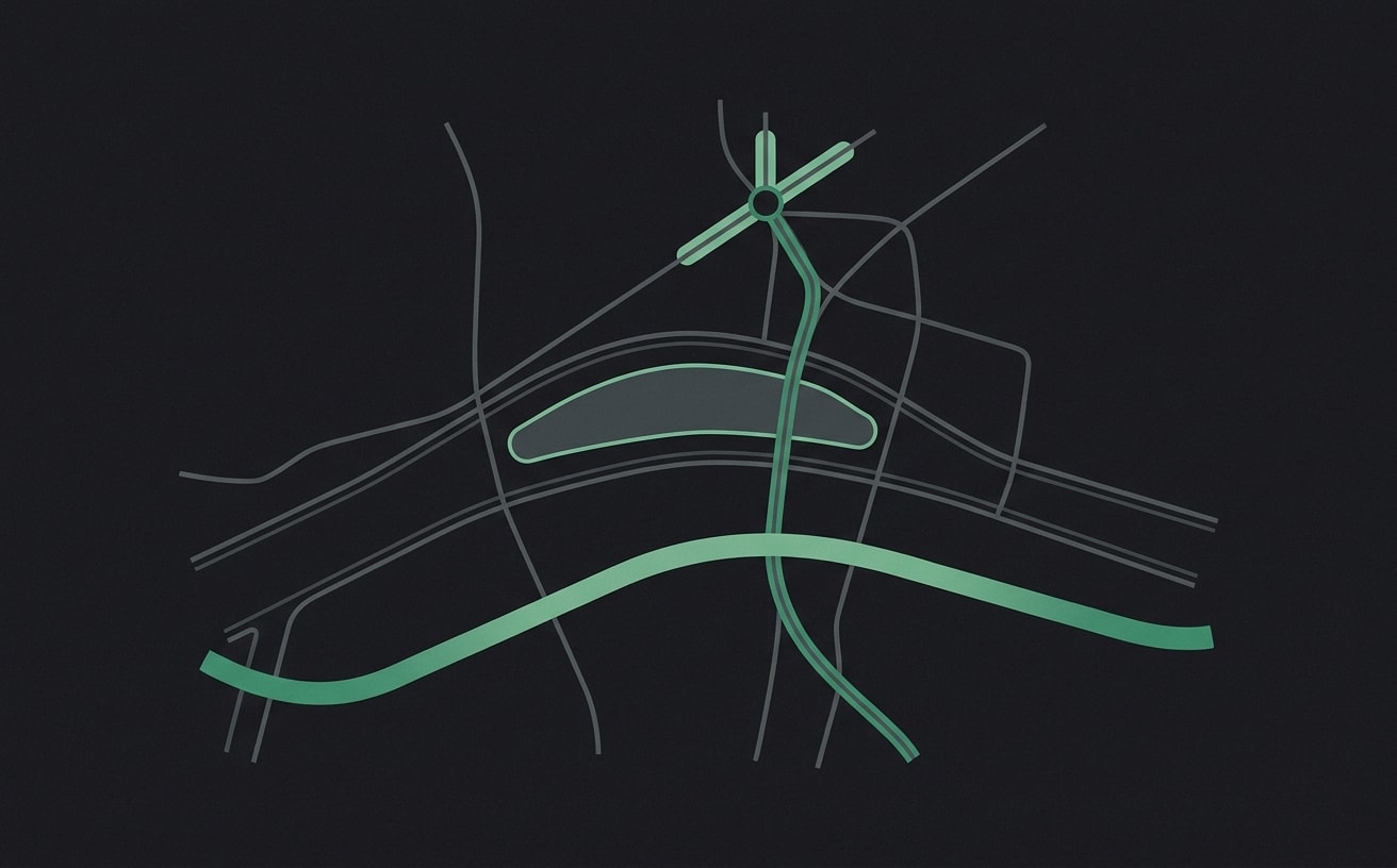 Illustrative map of hotel prices