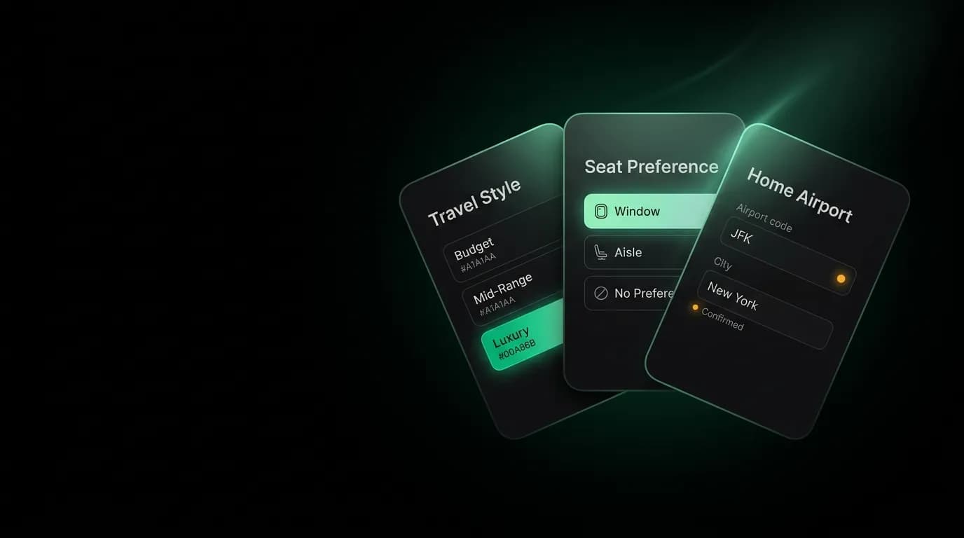 Onboarding an AI: Teaching Users to Talk to a Travel Agent