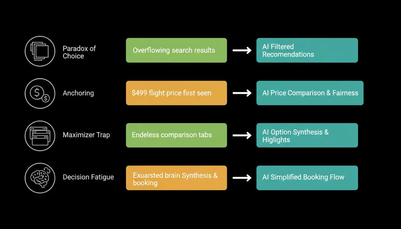 Four booking biases and how each shows up