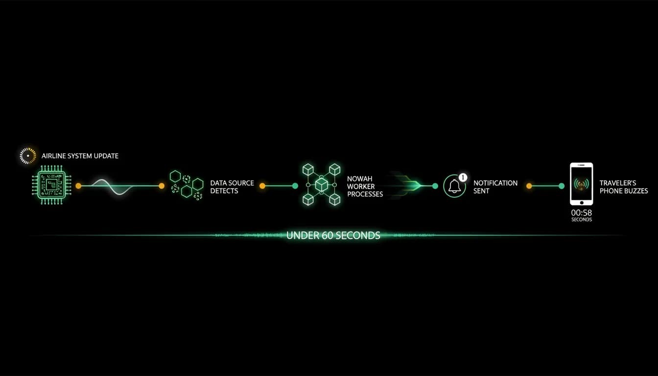 Launching Real-Time Flight Status: When Seconds Matter