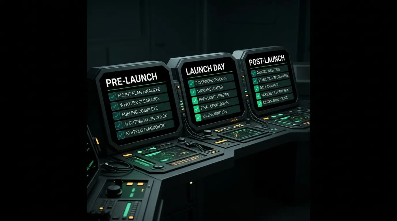 Launch day ops checklist for shipping AI features