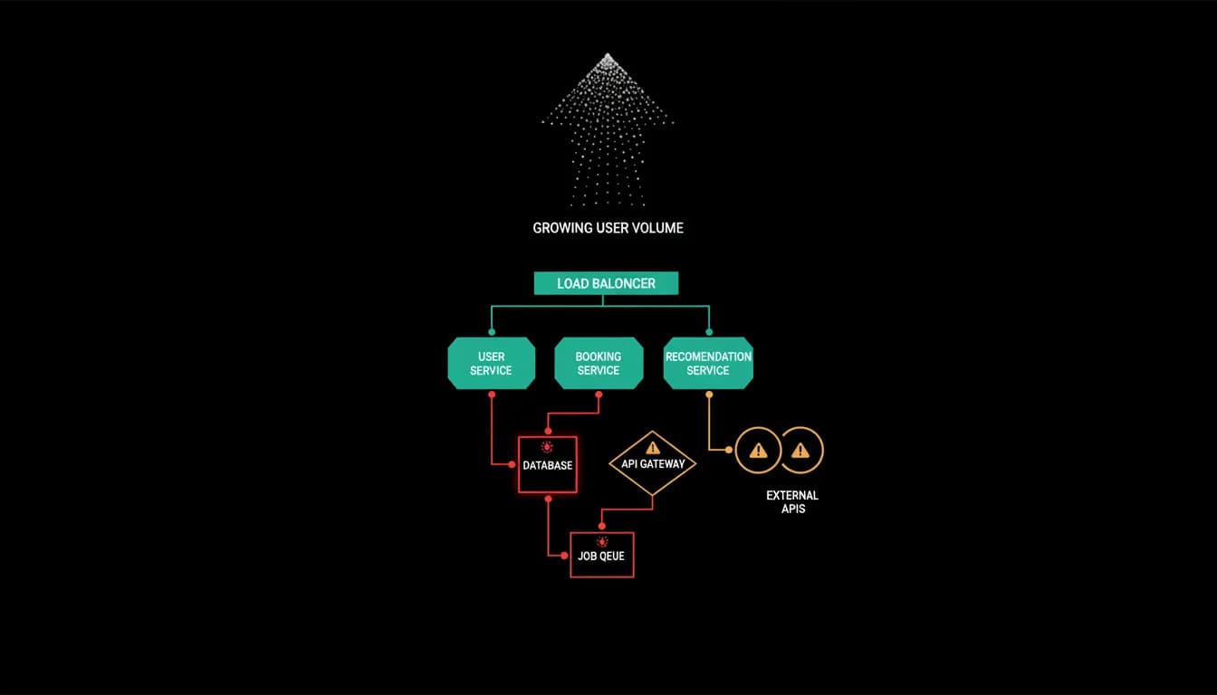 Designing for scale: infrastructure risks between early users and growth